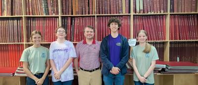Reeltown FFA officers visits probate judge