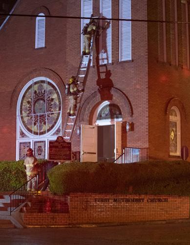 PHOTOS: Fire at First United Methodist Church