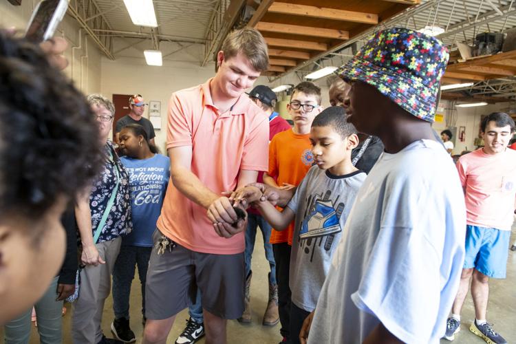 PHOTOS: Stanhope Elmore's SuperKids visit ag department chickens