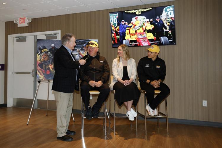 BorgWarner presented Indianapolis 500 winner Alex Palou with his very own Championship Driver’s Trophy™, and team owner Chip Ganassi with the Championship Team Owner’s Trophy at a ceremony at the Phoenix Raceway