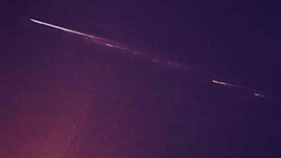 Boat captain spots object that ‘looked like a 747 on fire in the sky’