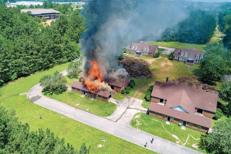 City begins burning duplexes