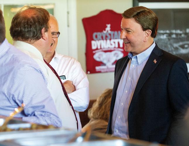 Mike Rogers talks DC happenings with Alexander City Kiwanis Club