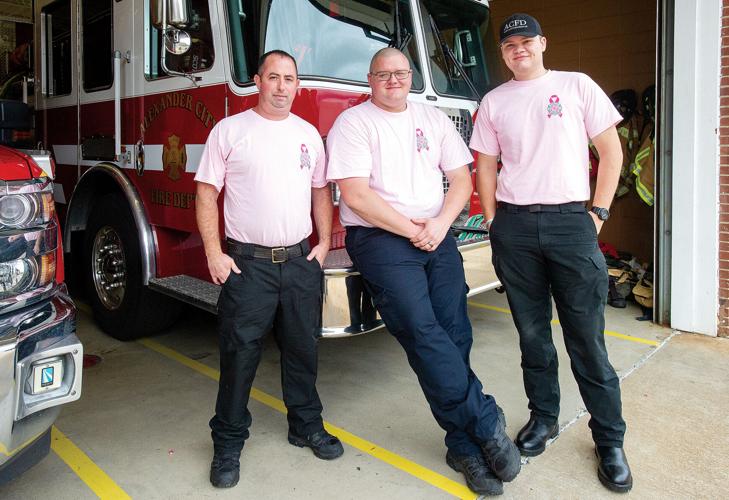 Breast Cancer Awareness: ACFD sports T-shirts to raise funds, bring awareness