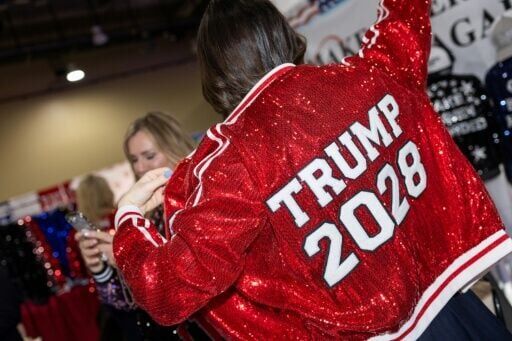 An attendee at the Conservative Political Action Conference (CPAC) in Grapevine, Texas, this week