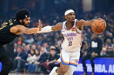 Shai Gilgeous-Alexander of the Oklahoma City Thunder is out until after the NBA All-Star break, the team said