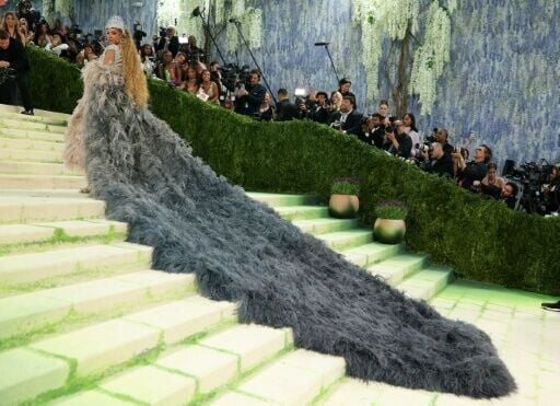 Beyonce made a statement at the Met Gala in her Olivier Rousteing outfit