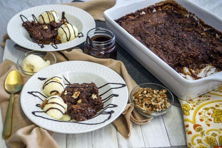 Chocolate Pecan Cobbler