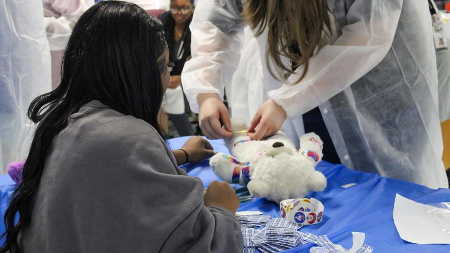 Edward Bell students host Teddy Bear Clinic