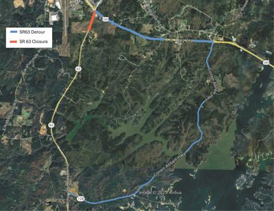 UPDATED: Road projects to begin Monday, major closure coming