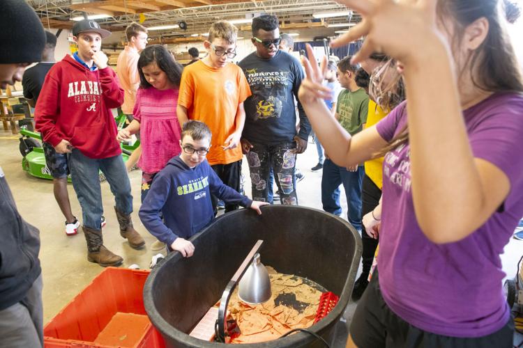 PHOTOS: Stanhope Elmore's SuperKids visit ag department chickens