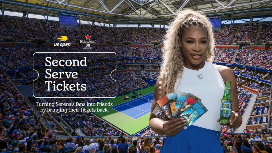 Heineken Second Serve Tickets with Global Heineken 0.0 Ambassador Serena Williams