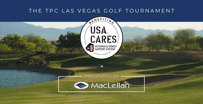 The 2026 TPC Las Vegas Golf Tournament benefiting USA Cares will take place March 2, 2026 at TPC Las Vegas and is presented by MacLellan Integrated Services.