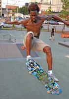 Boarders catch air at skate contest