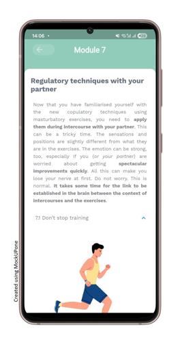 Men can last longer in bed with the help of a new smartphone app, say scientists