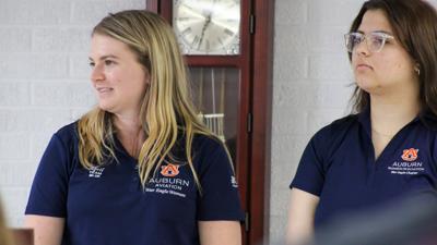 AU student pilots speak at recent Kiwanis meeting