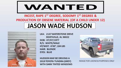 Jason Hudson wanted as divorced couple facing sex charges