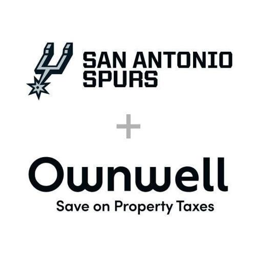 Ownwell and San Antonio Spurs lockup logo
