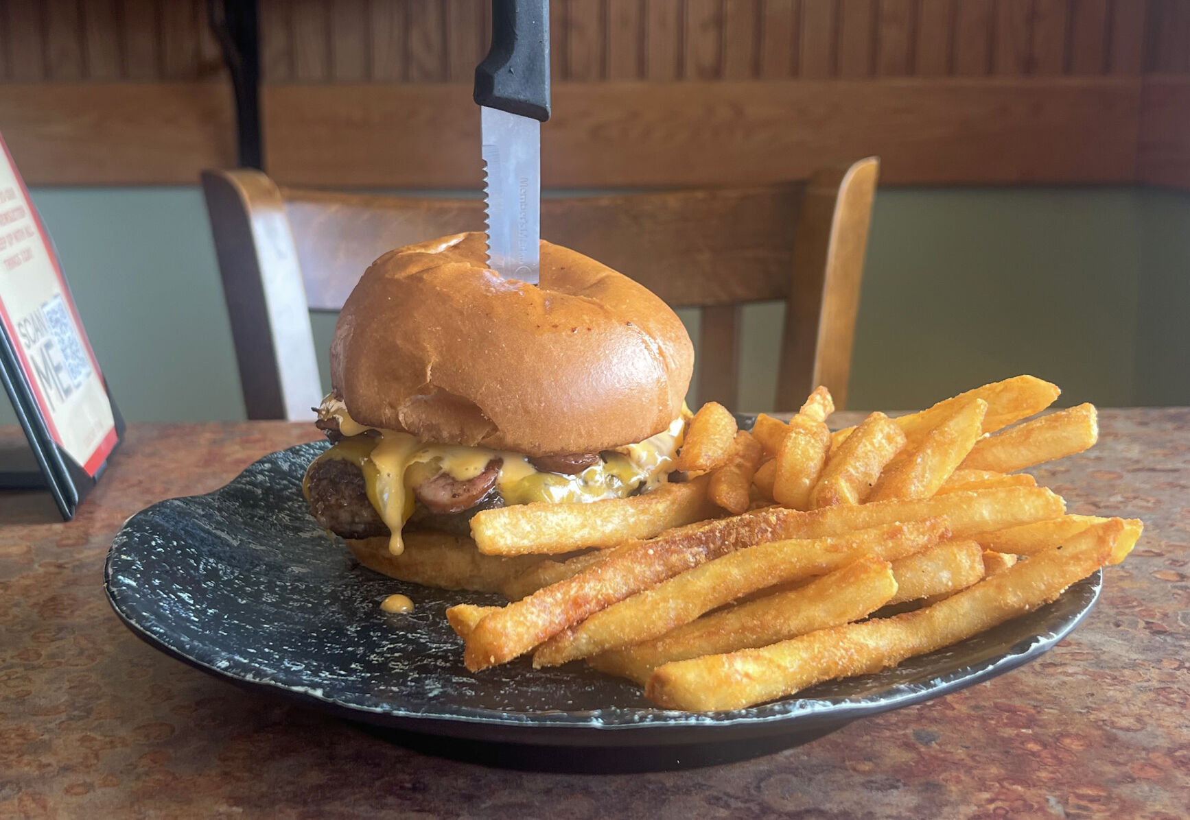 1220 Café: A burger for sausage lovers