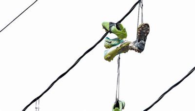Cleats strung from power lines just ‘kids being kids’