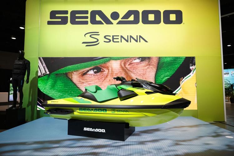 The launch of the limited edition 2027 Sea-Doo RXP-X Senna 350 was announced at BRP Club 2027.