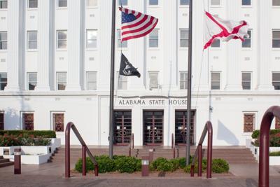Alabama State House/ Alabama State house located Montgomery, Alabama