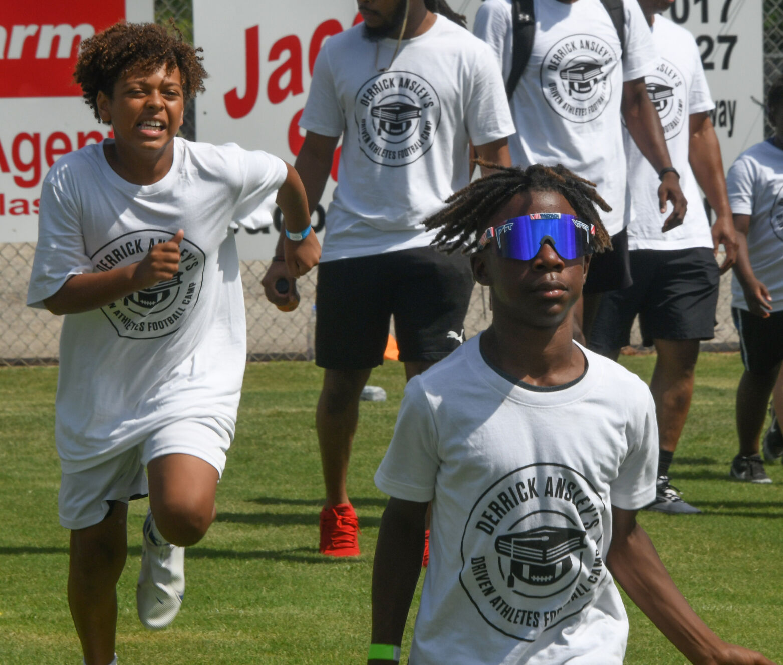 PHOTOS: Derrick Ansley hosts football camp at Tallassee