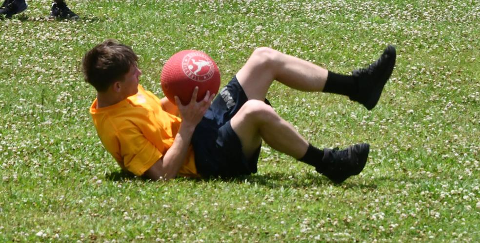 PHOTOS: Benjamin Russell Navy JROTC plays kickball