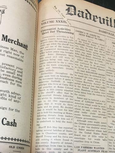 Local coverage of The Share Croppers Union