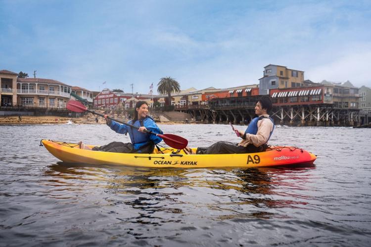 Kayaking on Monterey Bay