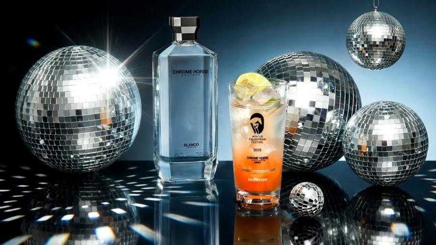 WEF debuts its first-ever signature cocktail, the Show Pony, crafted in partnership with Chrome Horse Society Tequila.