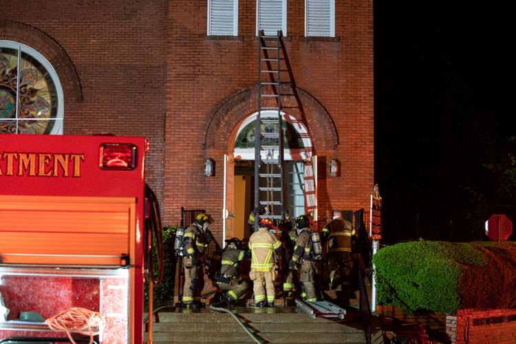PHOTOS: Fire at First United Methodist Church