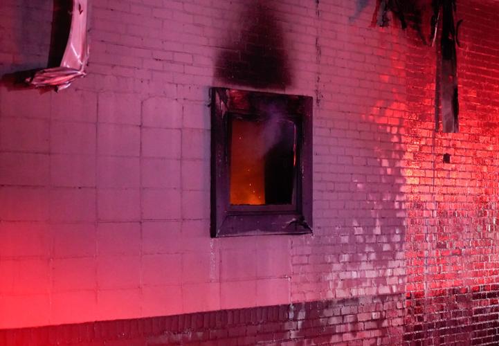 Photos: Firefighters battle blaze at McGhee Furniture Warehouse