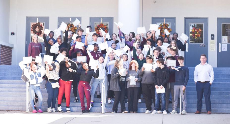 High school students awarded for qualifying scores