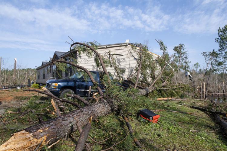 PHOTOS: Tornado damage and cleanup in Tallapoosa County