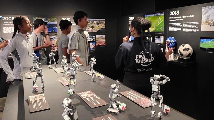 Young athletes from Metropolitan Oval Academy participate in a FIFA World Cup 2026™ experience at FIFA Museum and NYNJ Stadium as part of Hyundai Motor’s “Next Starts Now” campaign, in collaboration with NYFEST.