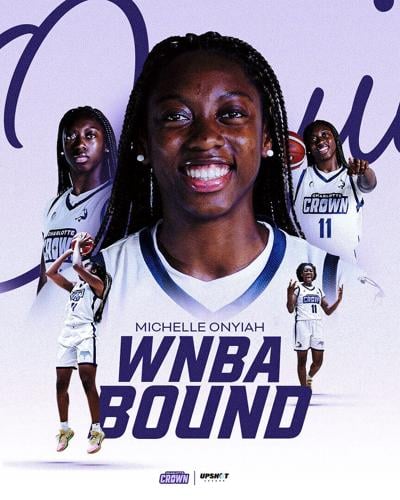 UPSHOT's Charlotte Crown standout Michelle Onyiah has signed a WNBA contract with the Indiana Fever