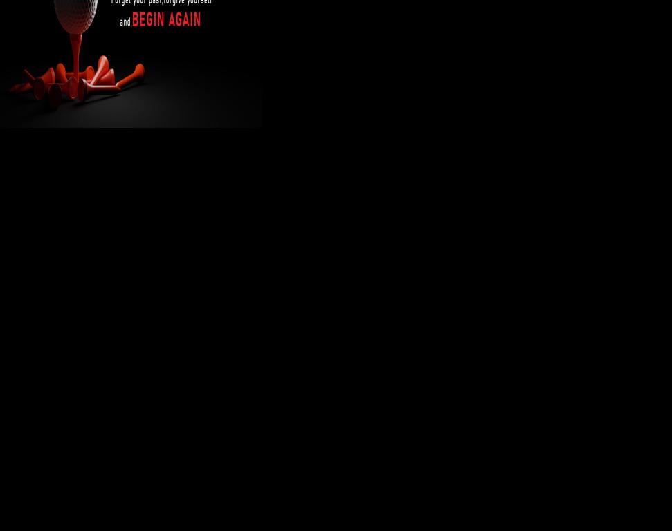 Forget your past, forgive yourself and begin again