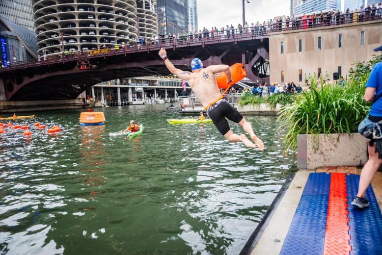 Chicago River Swim 2025, Credit Linda Barrett
