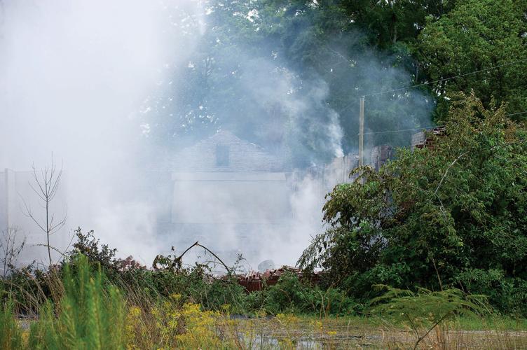 PHOTOS: Old Camp Hill School destroyed by fire