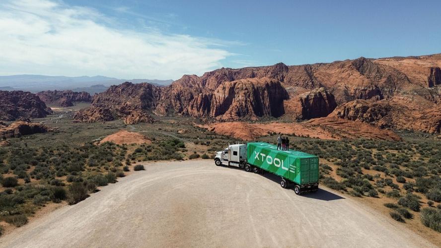 The xTool MakerFest Tour mobile makerspace travels across the United States, offering hands-on demonstrations of digital fabrication tools.