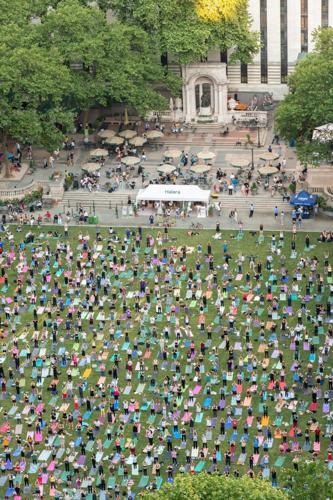 Bryant Park Yoga presented by Halara