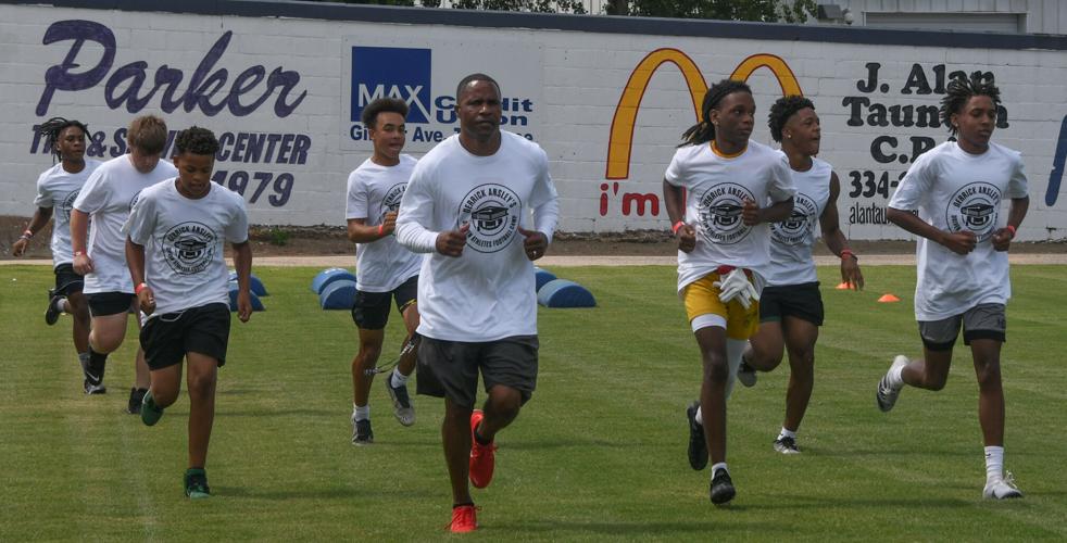 PHOTOS: Derrick Ansley hosts football camp at Tallassee