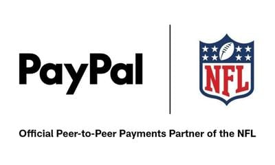 PayPal is the official Peer-to-Peer Payments Partner of the NFL