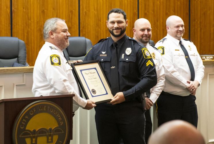 PHOTOS: Wetumpka Police Department promotes three officers