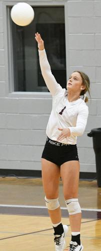 PHOTOS: Horseshoe Bend volleyball visits Elmore County
