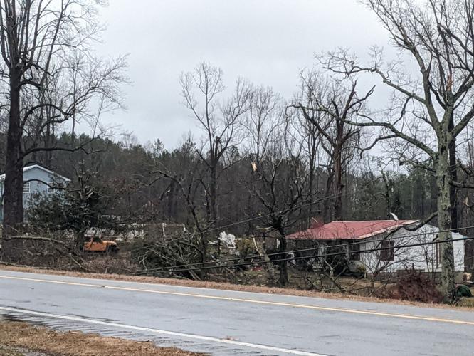 PHOTOS: Damage from tornado-warned storm across Tallapoosa County