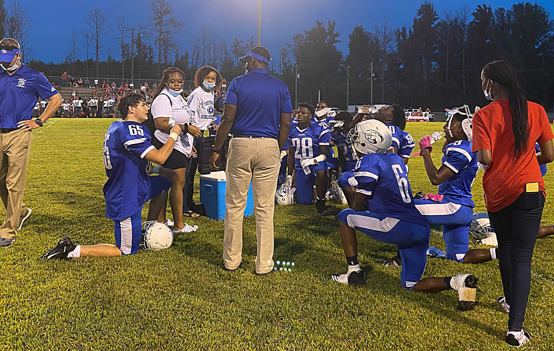 Central Coosa players stay competitive despite third straight loss