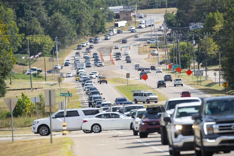 PHOTOS: Collision between car and Elmore County school bus
