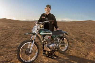 Ducati North America CEO Races 1971 Ducati 450 R/T Desmo at Biltwell 100. Photo Credit: Cara Bloch